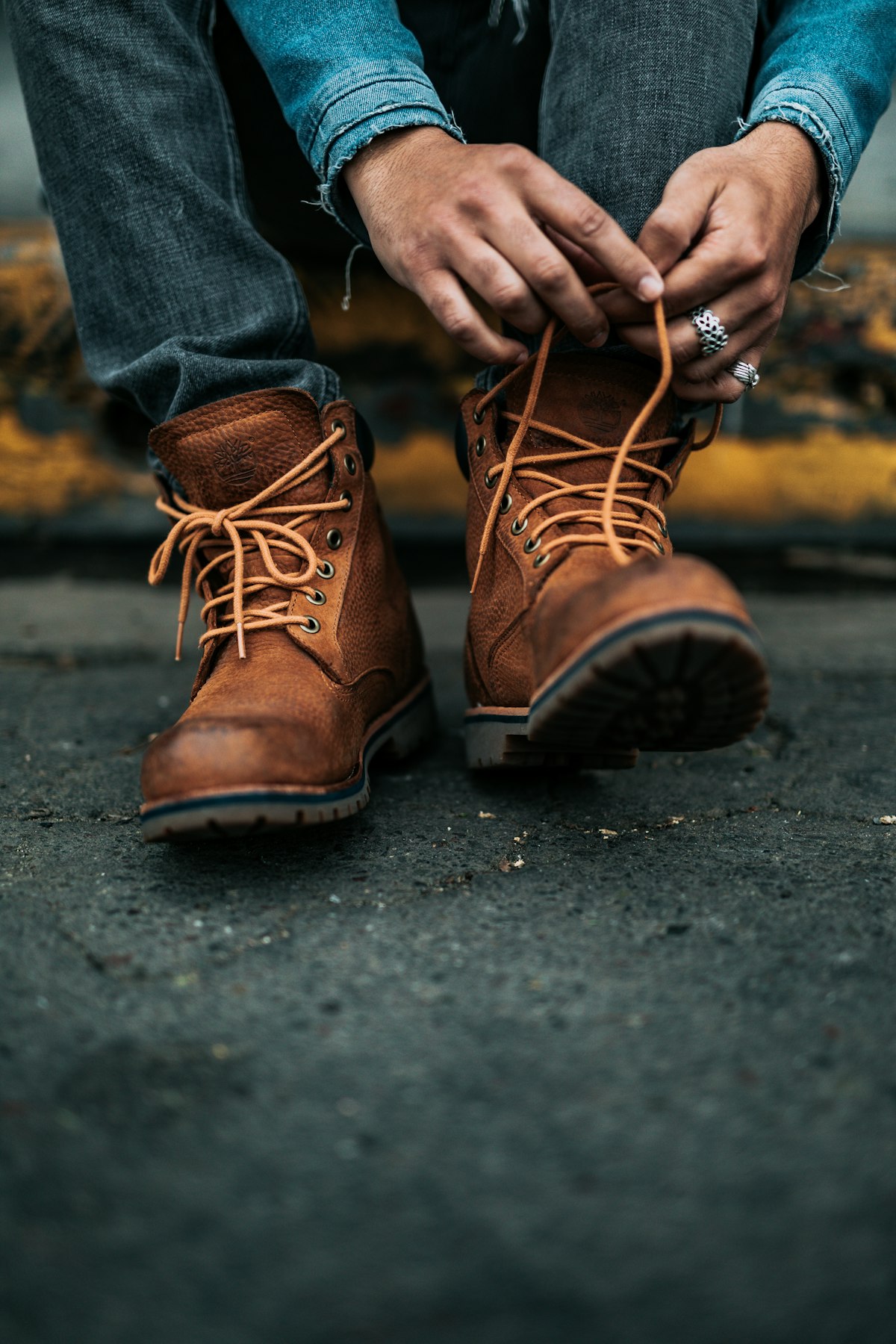 Boots à talon carré