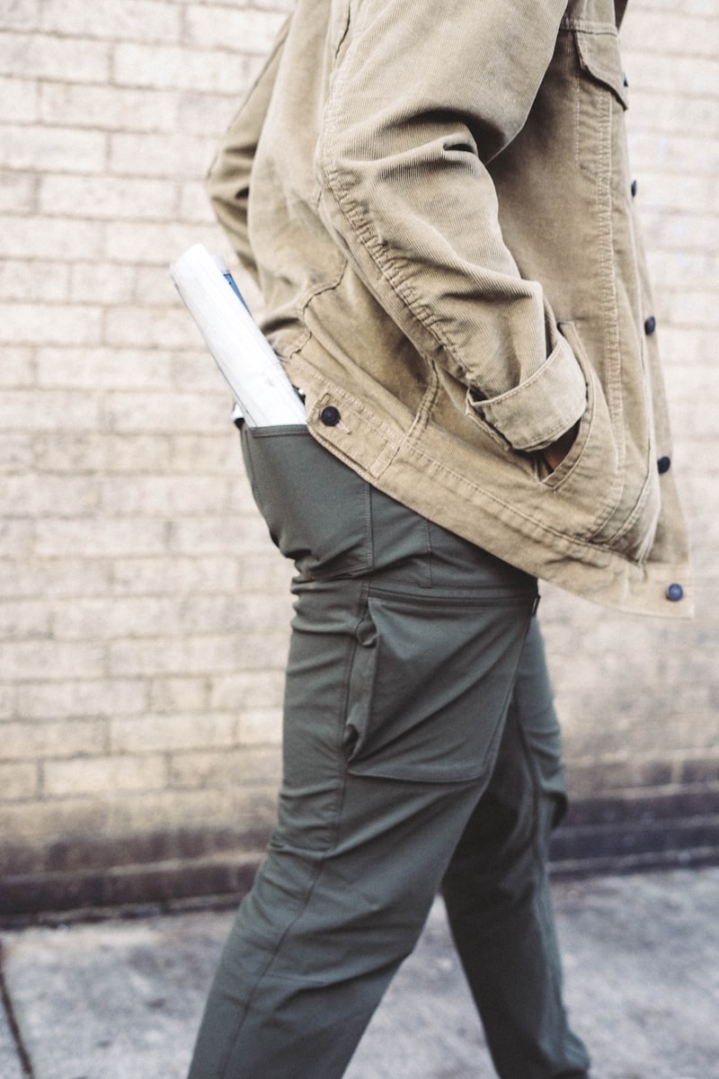 Pantalon cargo droit